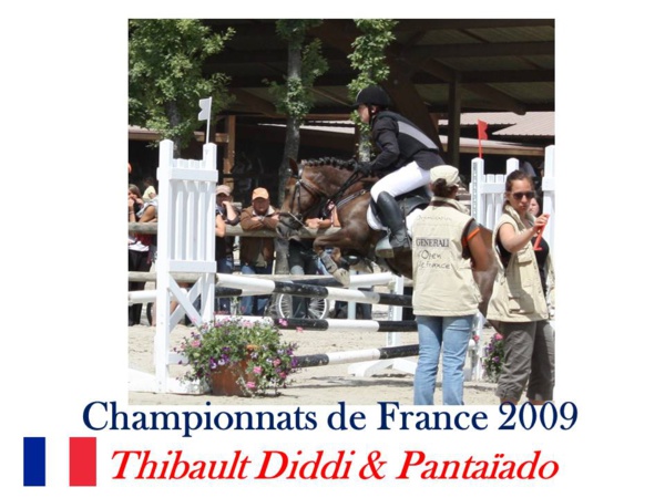 Championnats de France 2009 Thibaud Diddi sur Pantaïado