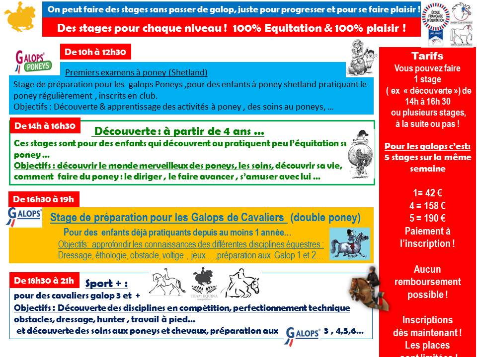 Vacances de Pâques c'est parti !!!