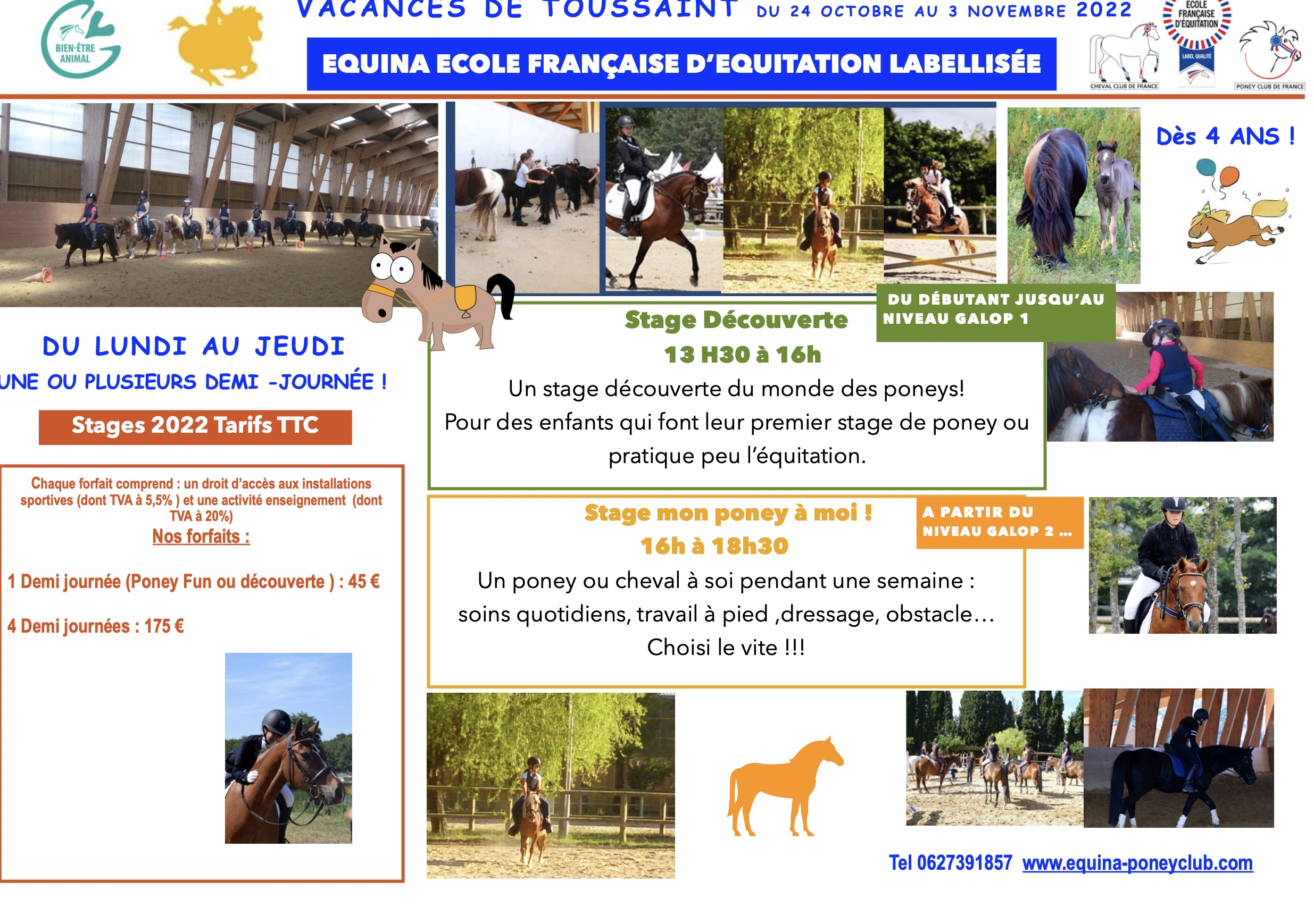 Vacances de la Toussaint 2022 !!!