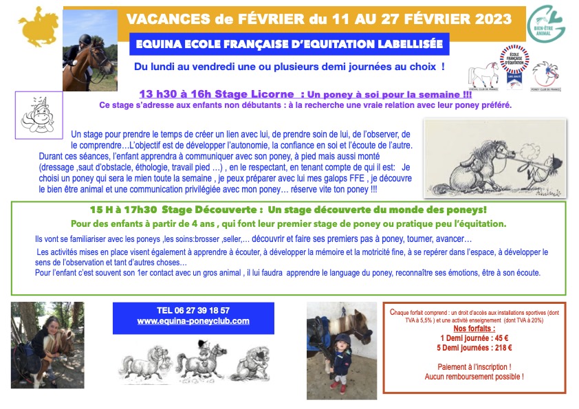 c'est les Vacances de février !!!